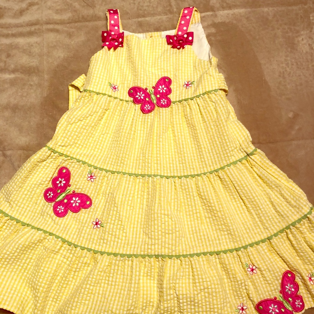 Girls size 6 Emily Rose Butterfly dress.